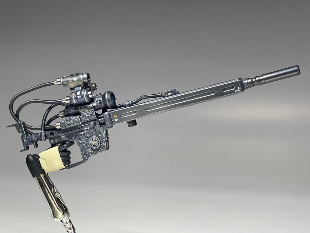 HG ザクⅠスナイパー ビームライフル + ヘッドスコープ–4枚目/制作者：takiyama08g