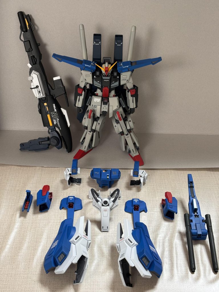 フルアーマー脱着右足首ポッキリ