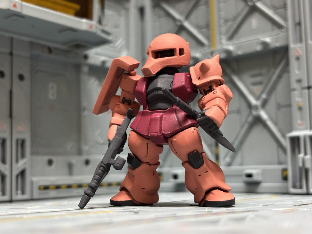 レッド×ピンクじゃなく、レッド×レッドの方が良かったんかなー…でも、レッド×レッドやったら、血まみれのゴリマッチョになるしなぁー。とりあえず一旦これで置いとこか。また考えよ。