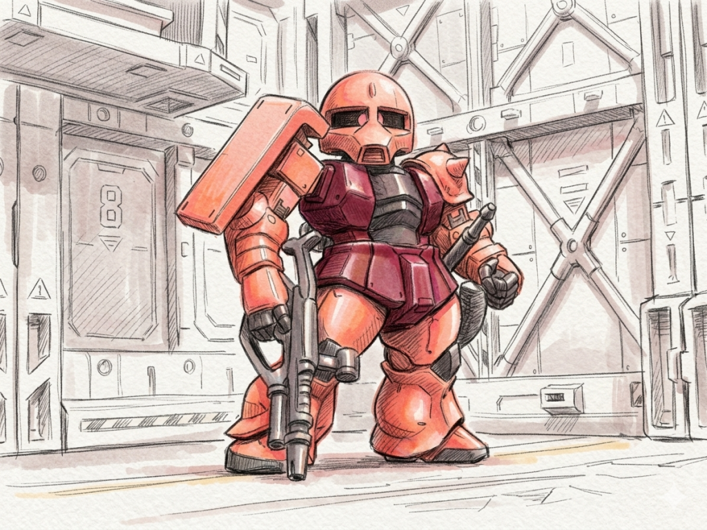 MS-05S シャア専用ザクI