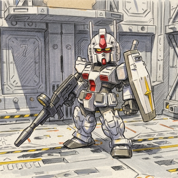 幻の姿！RX-78-02 GUNDAM  ロールアウトカラー