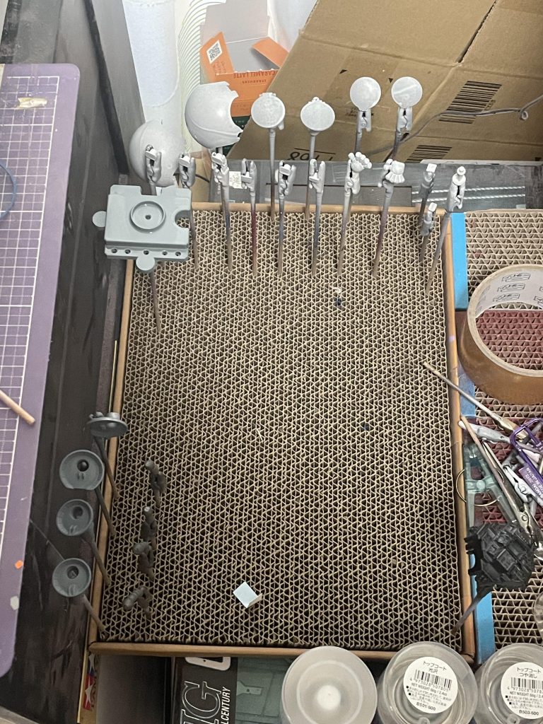 ハロプラ/ペインティングモデルハロ［Aタイプ／ホワイト］【パルスアレンジ・オブ・リアルカラーモデル】–5枚目/制作者：【電幻龍メンバーズ】ドラグーンの開発部