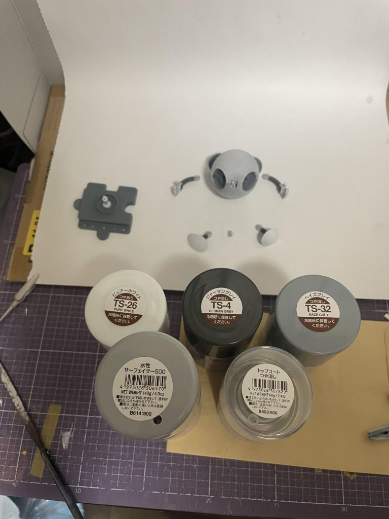 ハロプラ/ペインティングモデルハロ［Aタイプ／ホワイト］【パルスアレンジ・オブ・リアルカラーモデル】–6枚目/制作者：【電幻龍メンバーズ】ドラグーンの開発部