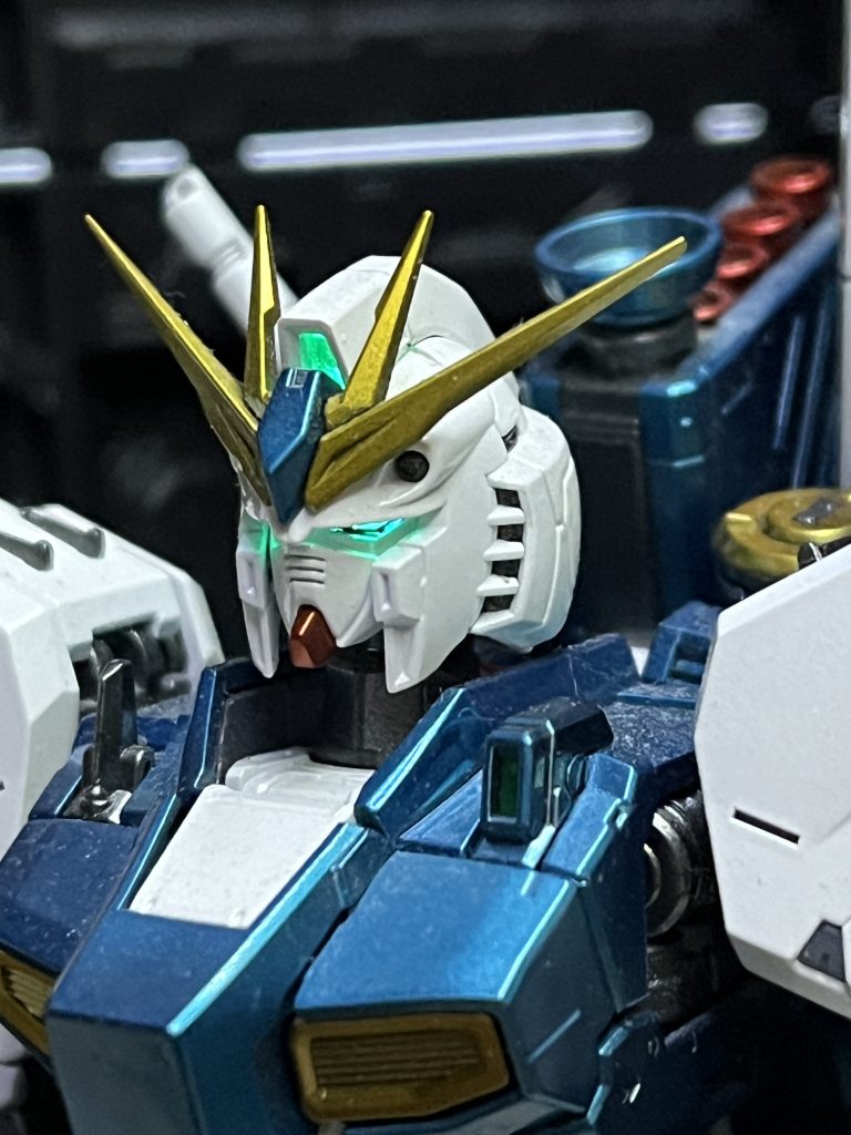 RGνガンダム頭部LED化