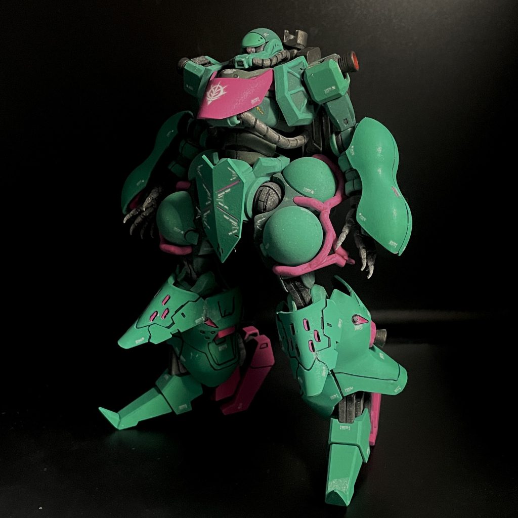 ララァ専用ザクGQwithエルメスモジュール (QBシルエット)–2枚目/制作者：a24