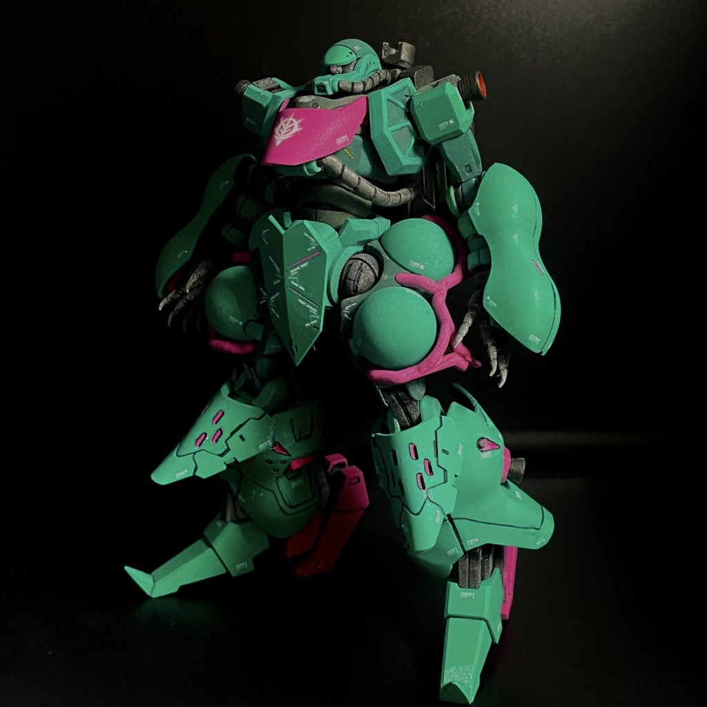 ララァ専用ザク(GQ)withエルメス (QBシルエット)–3枚目/制作者：a24