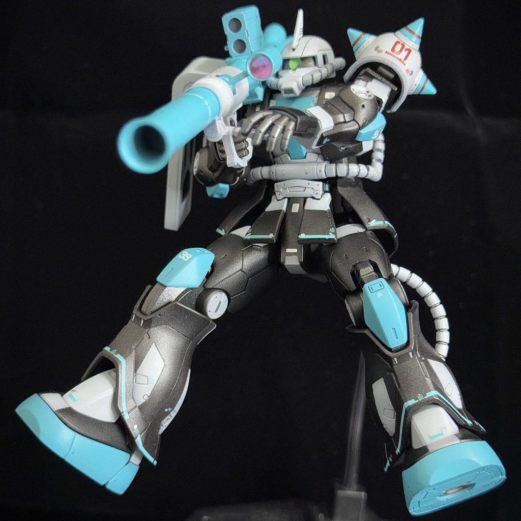 HG ザクII［初音ミクVer.］｜ガンプラさんTWさんのガンプラ作品