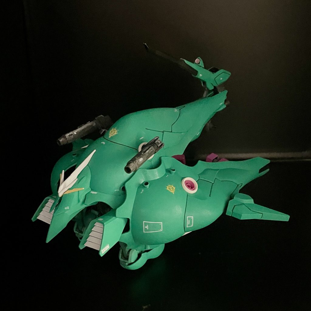 ということでエルメス-キュベレイ-アプサラス-ザク(GQ)を跨ぐ「宇宙世紀世界線統一仕様」でのリメイク企画でした