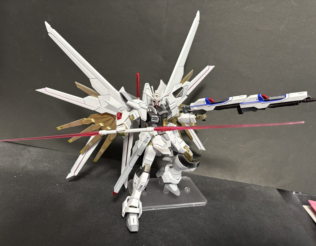 久しぶりにフリーダム作りましたが、やっぱりかっこいいです😎