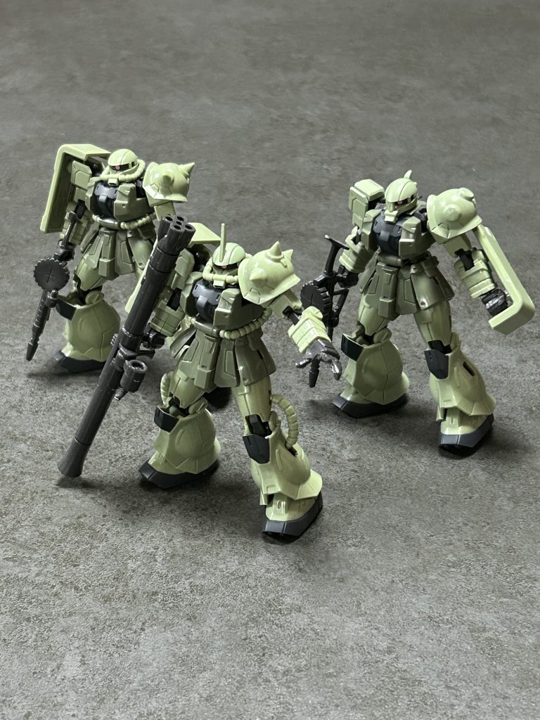 ザク2隊長機　カプセルアクション