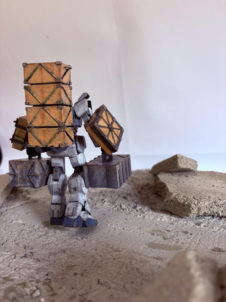 宇宙世紀008x戦争が激化する中、被災地に物資を届け続けた名もなき英雄がいた。彼の働きは戦争の激しさにかき消されていったが、戦火の人々にとっては希望であった。