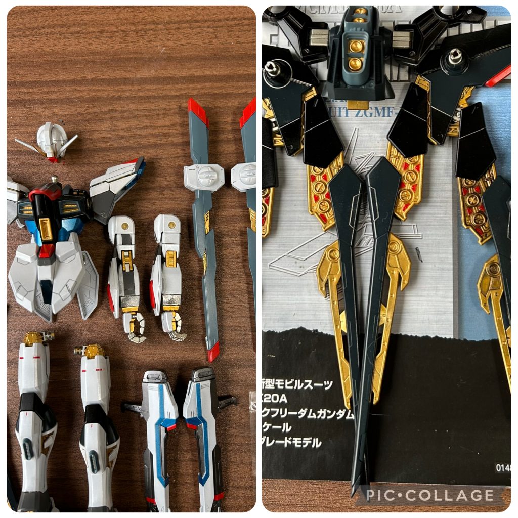 ウィングはアルティメットブラック、ジャーマングレー、ミッドナイトブルーで塗り分けたのですが‥ワカンねぇ‥