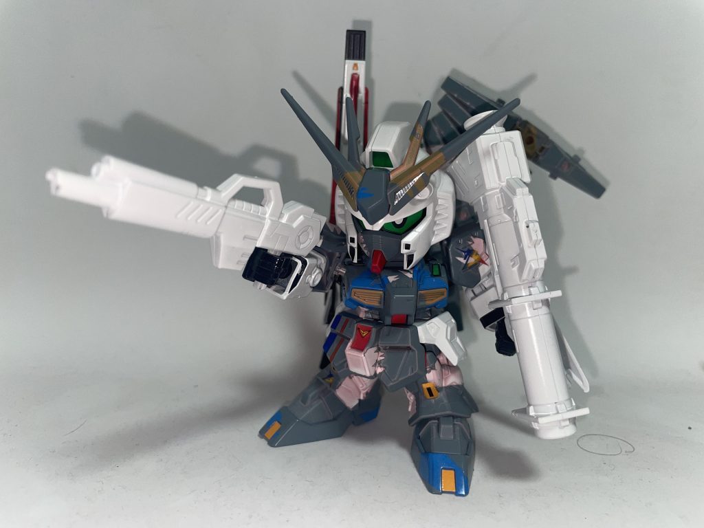 RX-93ff/SD福岡νガンダム[フィンファンネル＋ロングレンジフィンファンネル仕様]【パルスアレンジ・オブ・カスタム＋カラーモデル】–4枚目/制作者：【電幻龍メンバーズ】ドラグーンの開発部