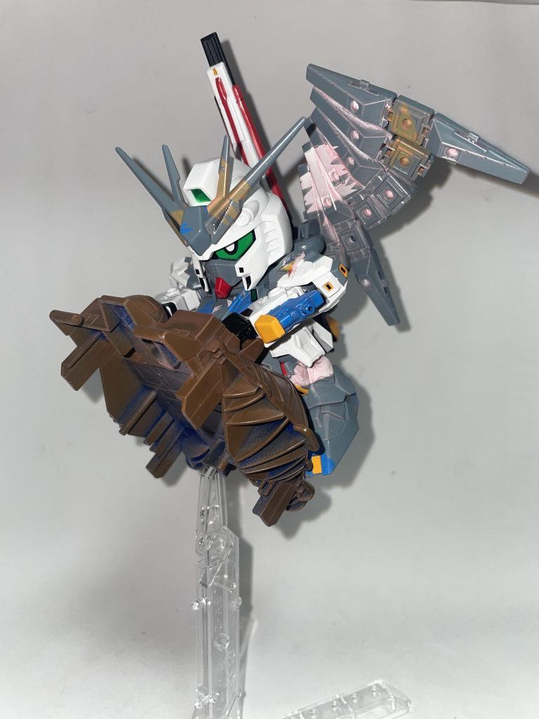 ライフルの構えアクション1バズーカの構えファンネル射出ラストシューティングゲタに乗る