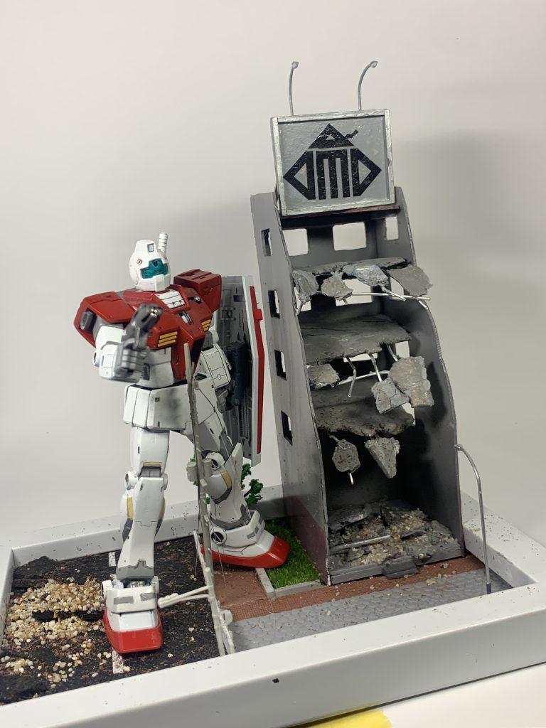 HG ジム（ジオラマ）