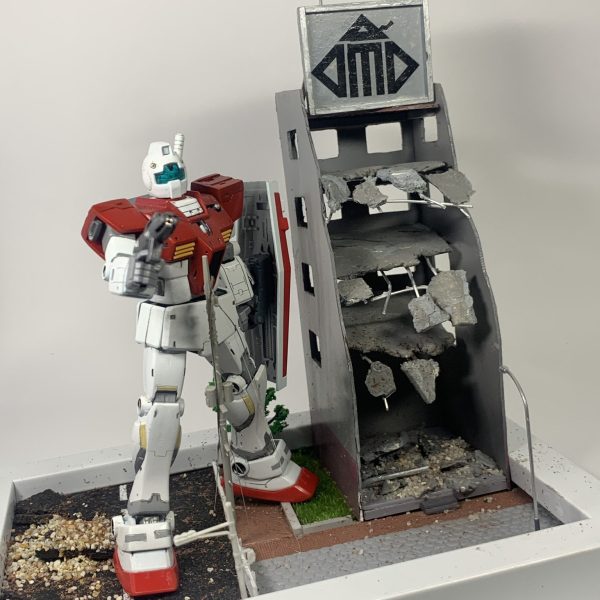 HG ジム（ジオラマ）