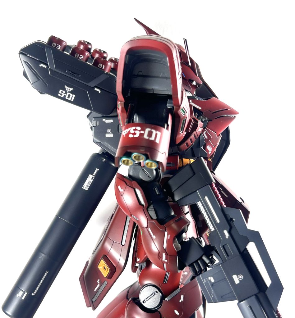 ファンネルにはデカールで番号を表示0️⃣1️⃣リアリティがでるかなと‼️