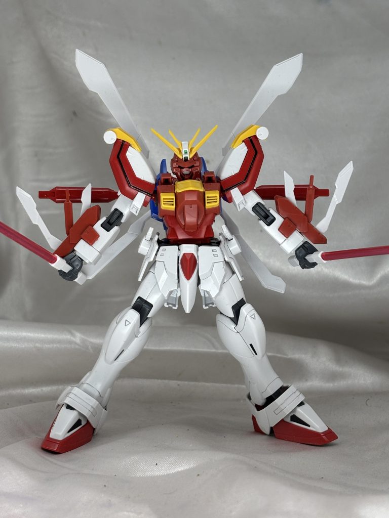 サンシャインモード。日輪を背負って戦う姿はまさにジャパンファイター。