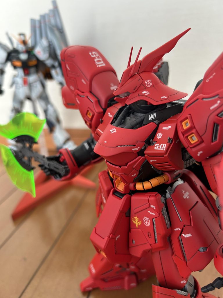 ようやくver.kaの揃いぶみです♪あえて微妙なコントラストで塗り分けしてほぼ「艶消しの赤🟥」一色に見えてしまいました。