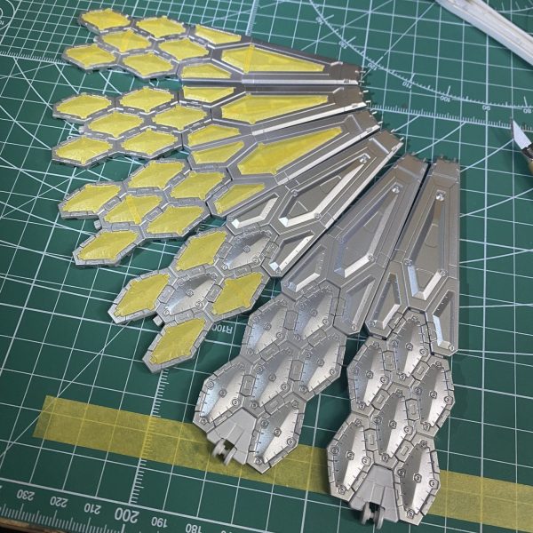 グラスフェザーの塗り分け