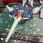 主翼に関節を仕込んで延長プラス駐留形態を再現してみました。これでラー・カイラムか[…]