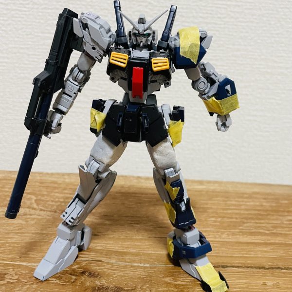 ユニコーンガンダムをベースに大張正已風のガンダムＭＫIIを作っていってますもうすでに顔がオリジナルに道のりは遠い（2枚目）