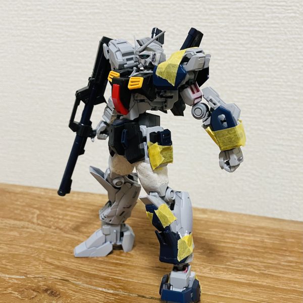 ユニコーンガンダムをベースに大張正已風のガンダムＭＫIIを作っていってますもうすでに顔がオリジナルに道のりは遠い（4枚目）