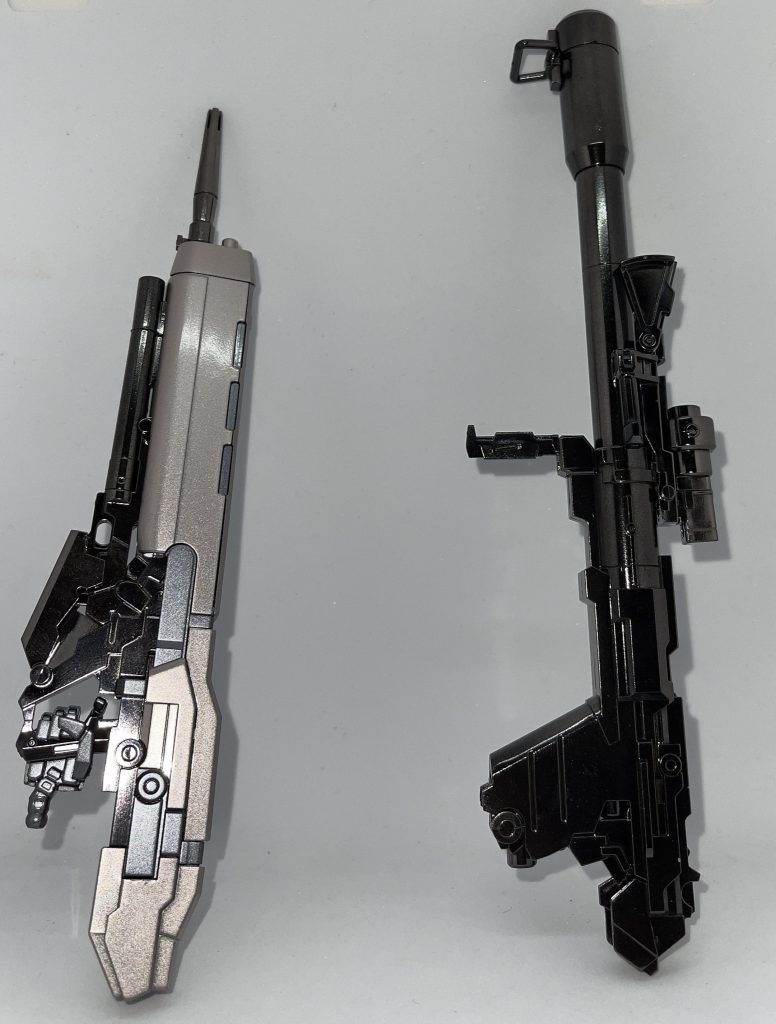 ハイ・ビームライフルとパズーカです。