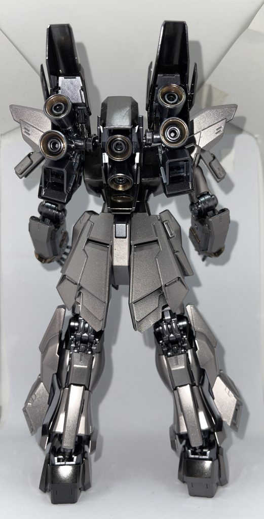 後ろ姿です。お気づきですか?なにか足りませんね。…はい、忘れ物してます( ̄▽ ̄;)