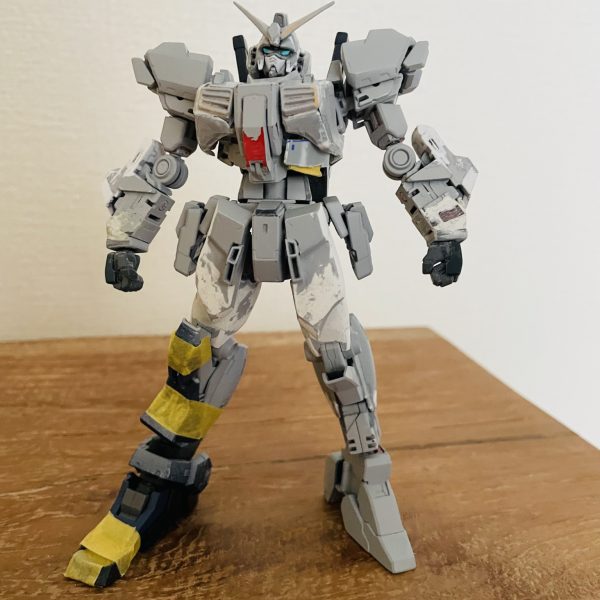 脚のベースが決まりました。顔も少し表面綺麗に腕はどうしたらいいんだろう&nbsp;&nbsp;ベースはHGユニコーンパーツにRGマークIIスカートはHGハイニューガンダム（2枚目）