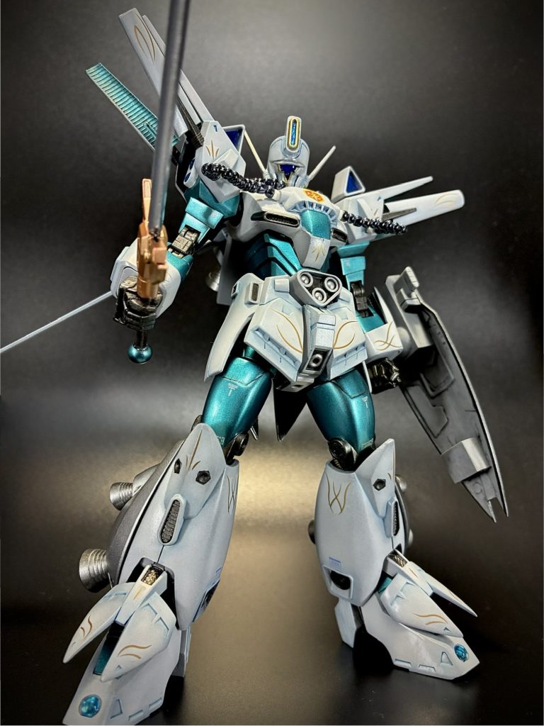 個人的には理想のダギイルスができたと思っています。武器やプロポーション変更もそうですが、オリジナルカラーで白をうまく使えたのが気に入っています。