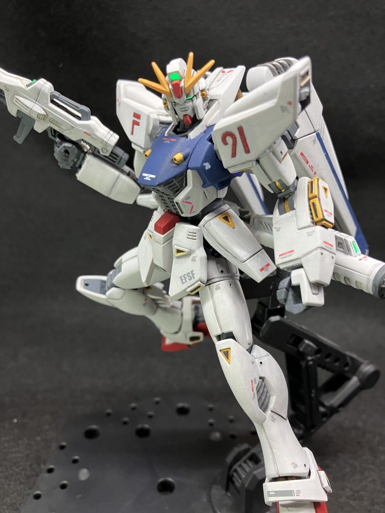 HG ガンダムF91シタデル筆塗り