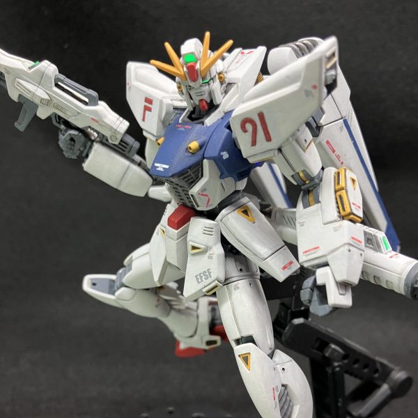 HG ガンダムF91シタデル筆塗り