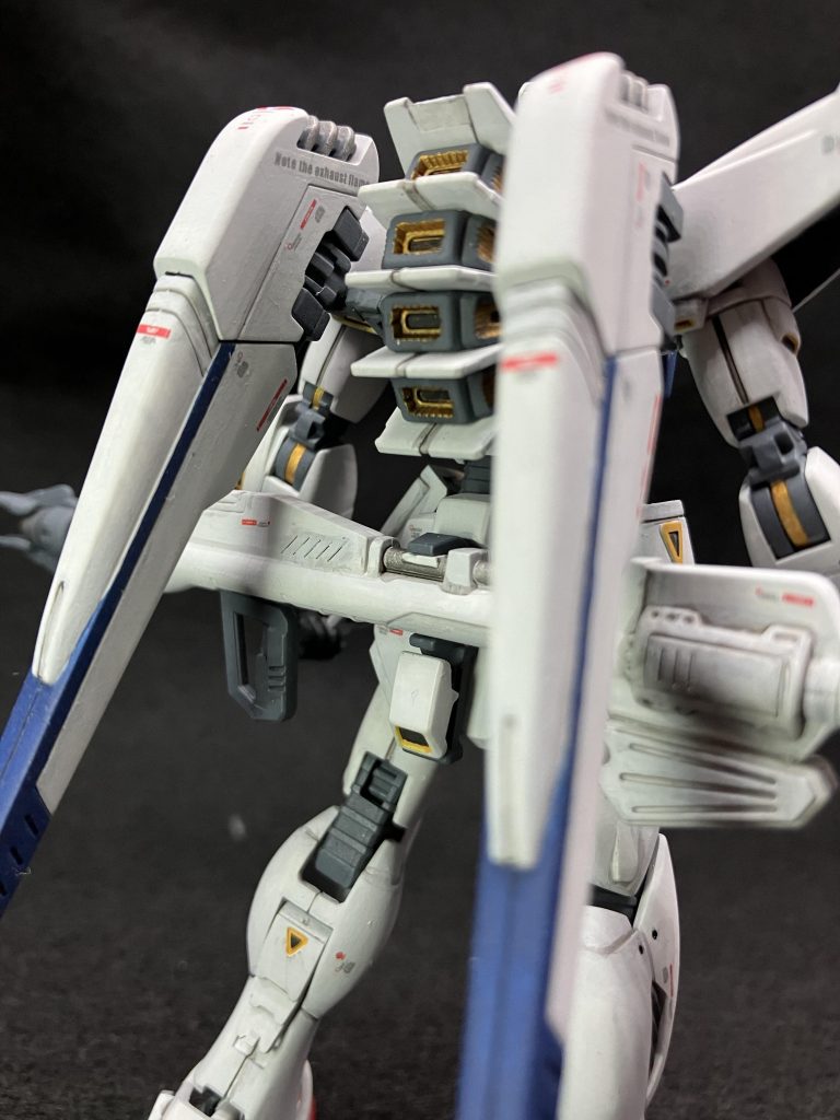 バックショットバーニアの内部はゴールドにしました。