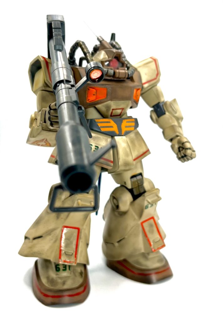 バズーカスコープとモノアイにはHアイズを使用しました。動力パイプはモビルパイプに交換しました。