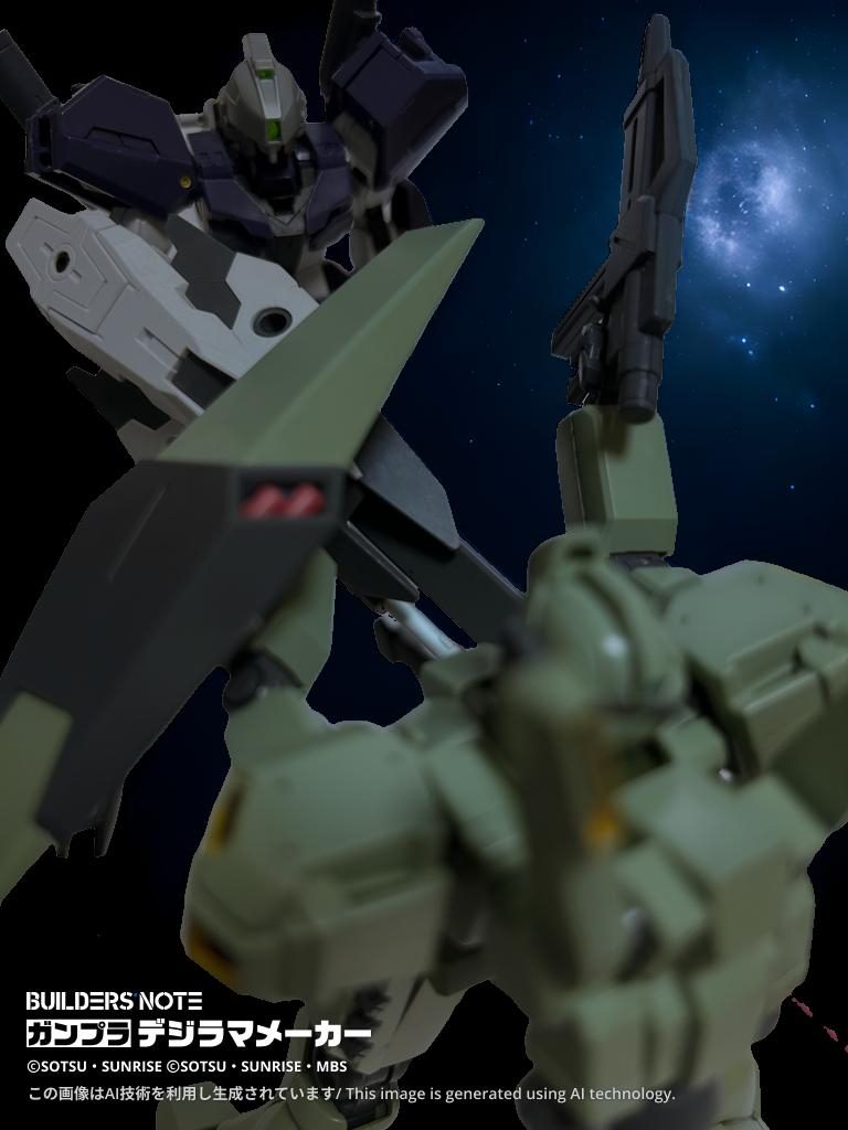 そのままの勢いで右腕に装備されたコンポジット・シールド・ブースターＩＩのビーム・ブレードで切りつけた。「ルクレ機、撃墜」　またもオクイ少尉。「あとは…」