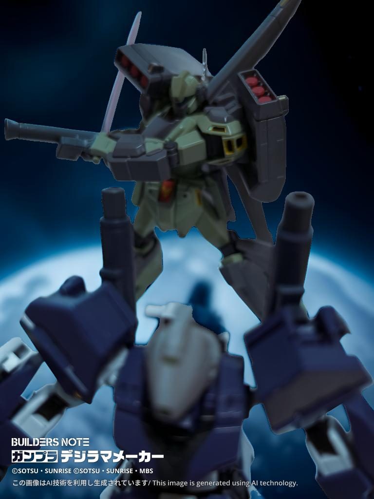 　次の瞬間、ドリス・マードック中尉のスタークジェガンがガンダムの背後から斬りかかった。グレッドはタッチの差で回避した。そしてビーム・ブレードをスタークジェガンに向けて振り下ろす。ドリスはミサイルでそれを払った。