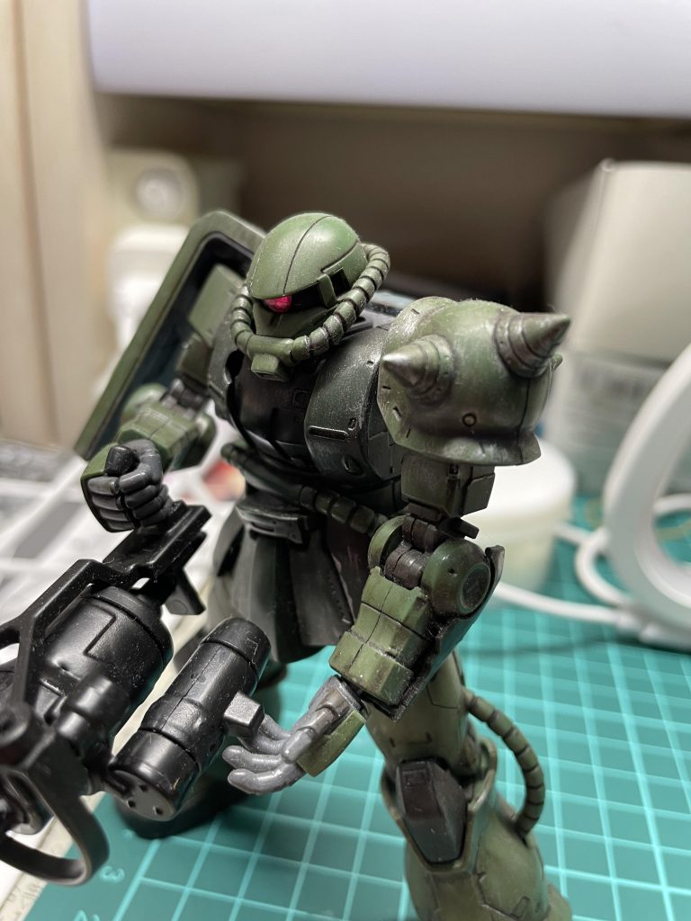 モノアイは、100均の道具でディテールアップ！