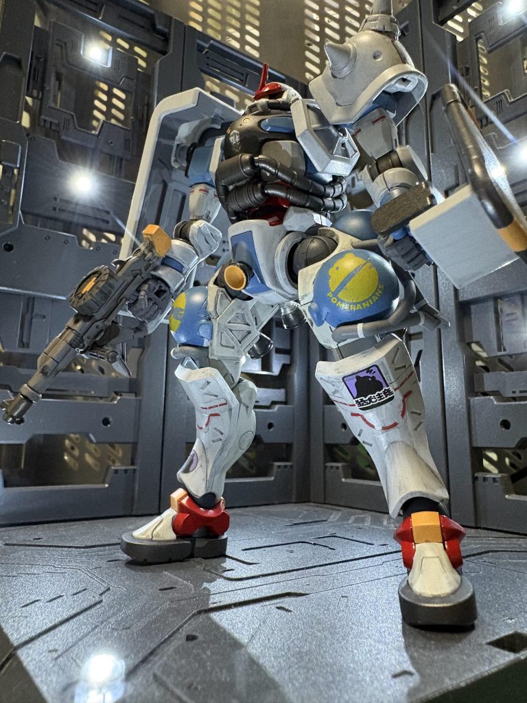 足元からの煽り！