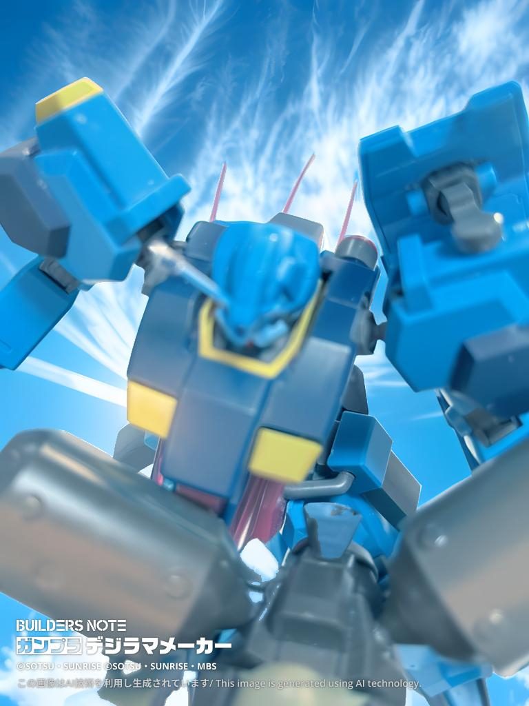 「躱したか、だが…！」　突いたバハル・ライフルの反対から三又のビーム刃を持つビーム・トライデントを発振させ、グスタフ・カールのコクピットを貫いた。