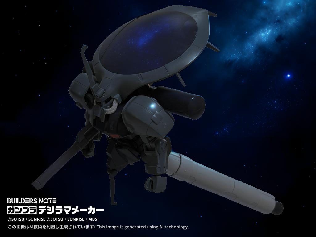 「…！」　クレル中尉は補給艦の方に向かう機影を発見した。下半身をプロペラント・ブースターに換装した偵察用のＲＭＳ-１１９アイザックだ。クレル中尉は直ちに片方のブースターを狙撃した。アイザックはブースターを半分失って減速する。その隙にクレル中尉は機体を加速させ、アイザックの目の前に接近した。