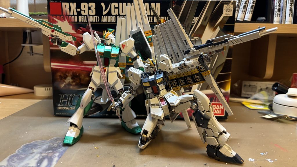 RGのνガンダムと一緒に