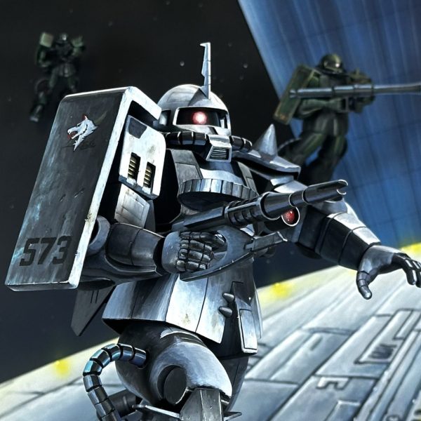 旧キット 箱絵風 シン・マツナガ専用ザク