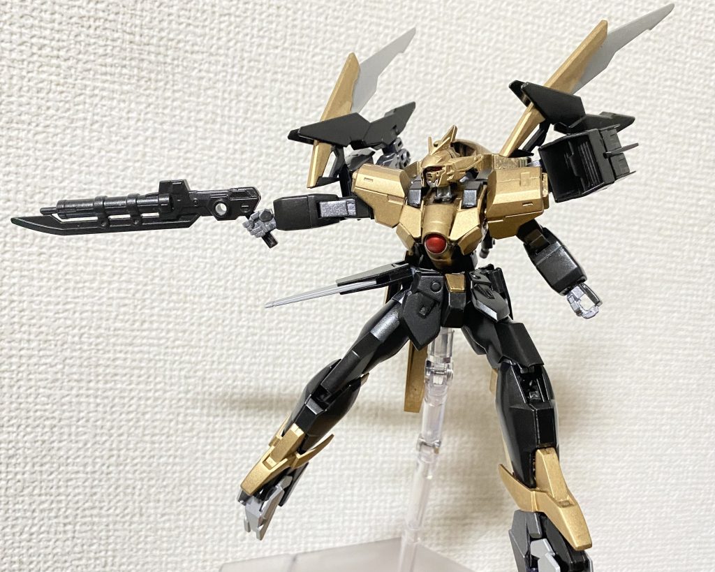 バックショット！武器は背中にマウント可能に。