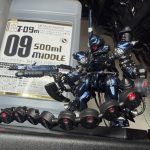 ブルーが出来てないのにレッドに🤭レッドマイカが赤すぎるのでクリアーブラック入れて[…]