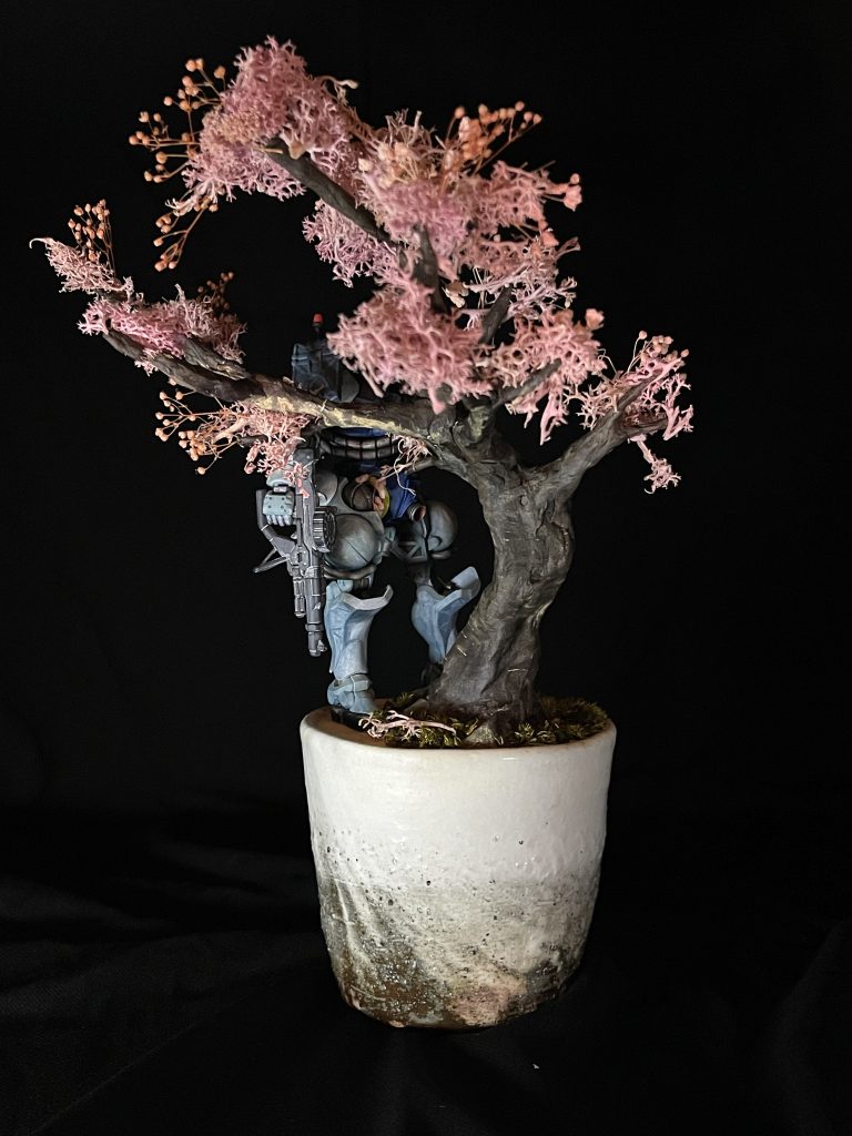 軍警　ザクと夜桜–6枚目/制作者：ukyo