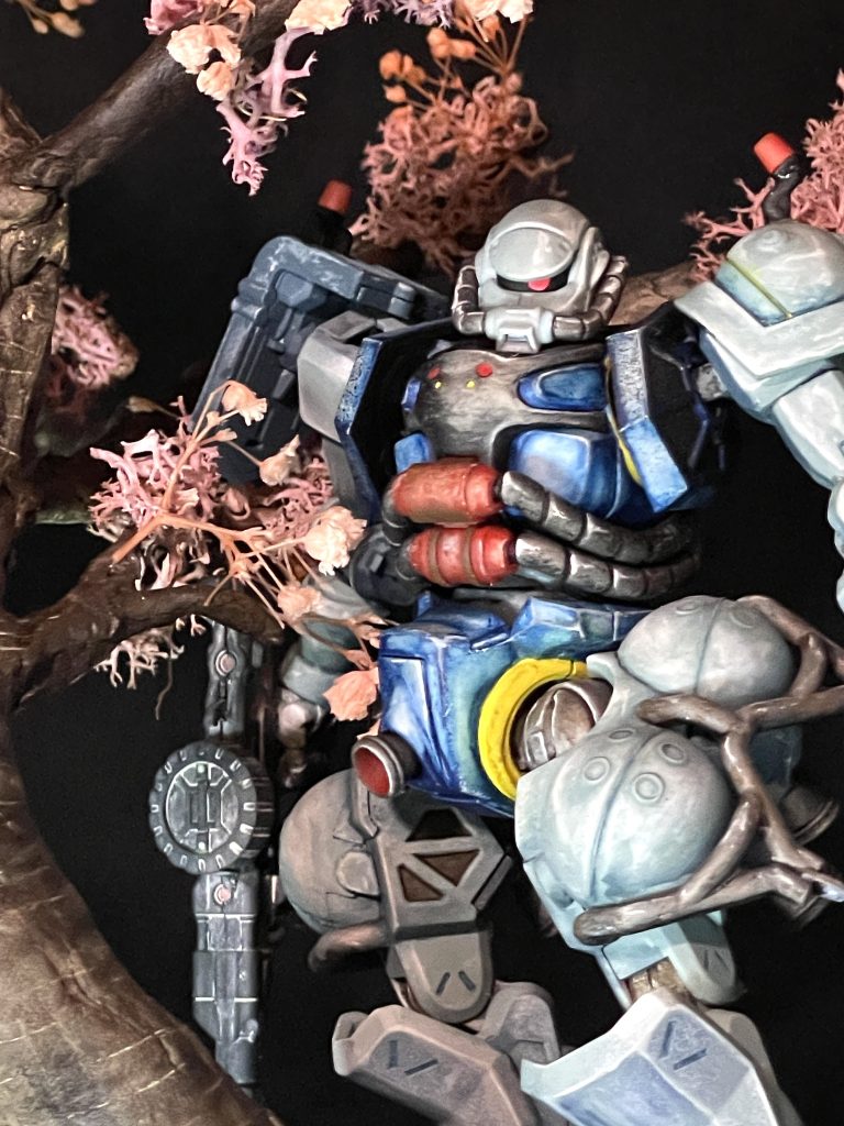 軍警　ザクと夜桜–7枚目/制作者：ukyo