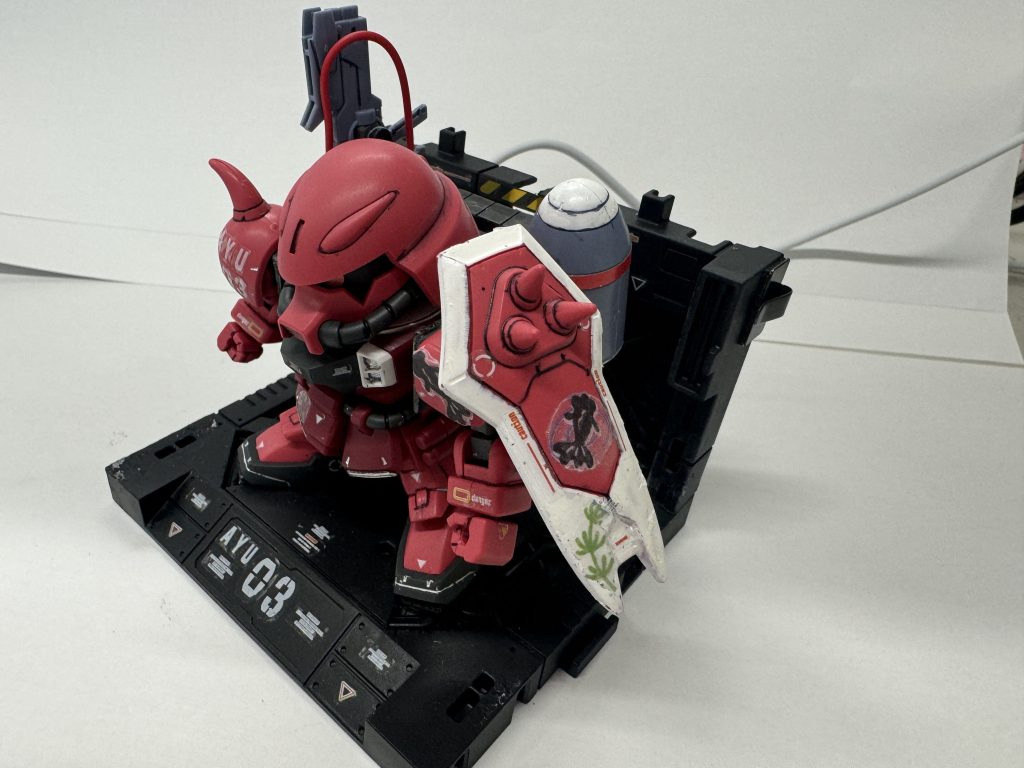 アップルウォッチ ガナーザク充電ステーション–3枚目/制作者：あゆザク