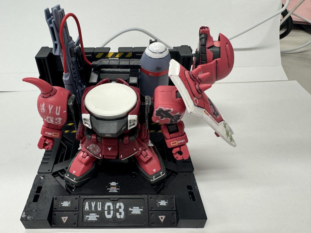 アップルウォッチ ガナーザク充電ステーション–4枚目/制作者：あゆザク