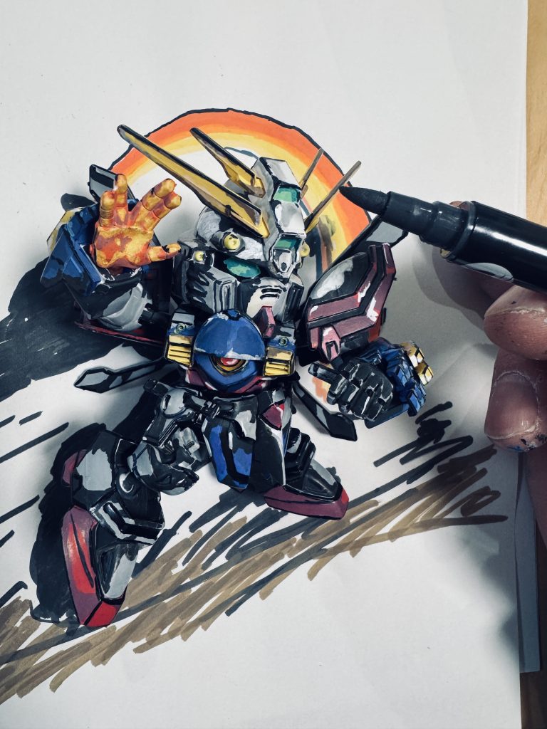 BB戦士 ゴッドガンダム–3枚目/制作者：あゆザク